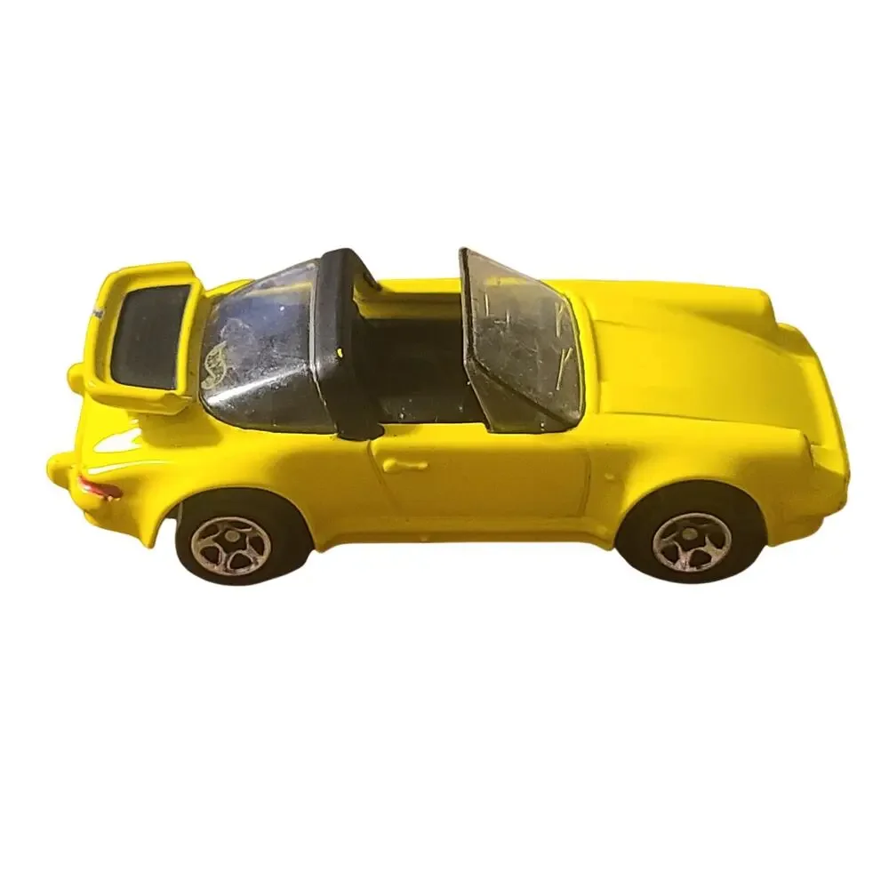 Hot Wheels Porsche 911 SC Targa Exclusive Design Yellow Diecast Toy Race Car